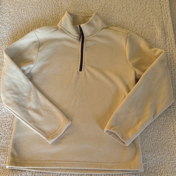 Grove & Hollow Men's Cream Half-Zip Sweater Pullover Size Small - Picture 2 of 8